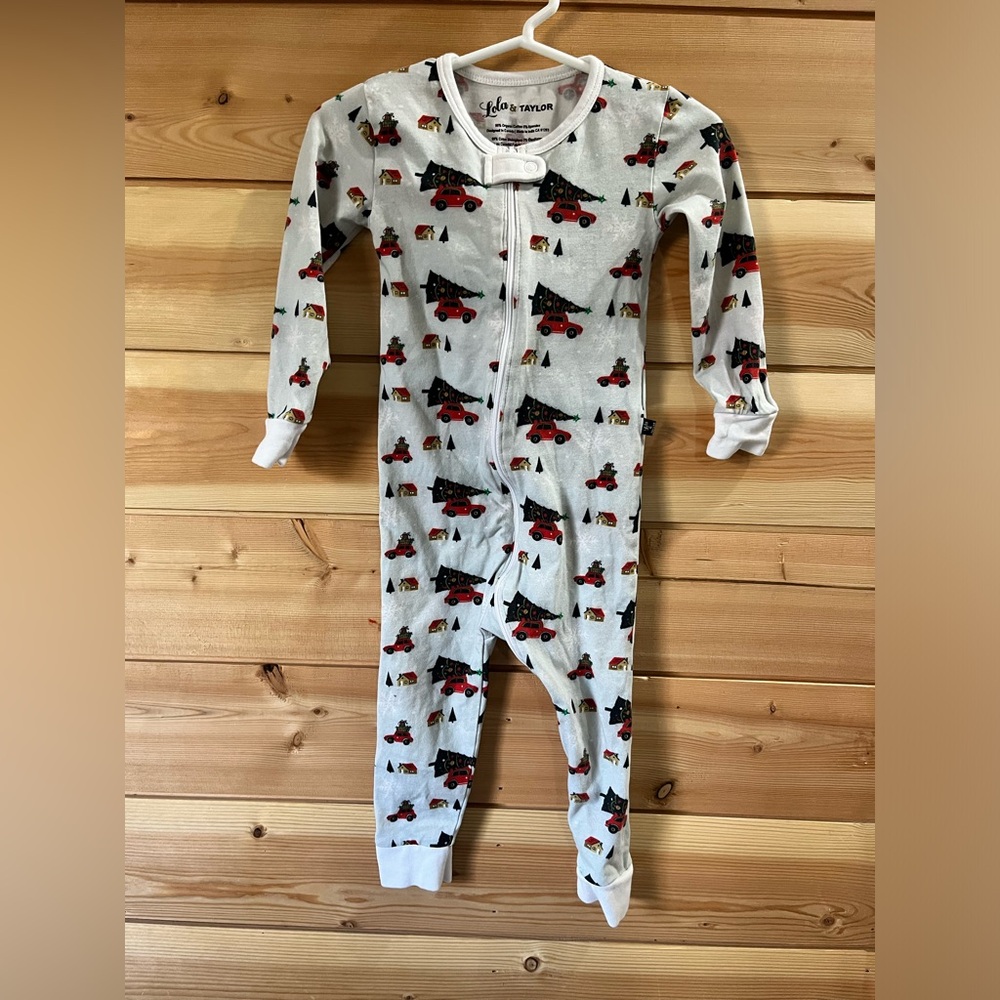 Lola and Taylor Christmas Zippy Pajamas